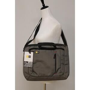 NWT Case Logic Brownish Grey Laptop Shoulder Bag for 15-16 Inch Laptops
